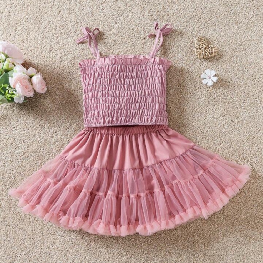 Pink Ruffled Dress - Picture 2 of 3